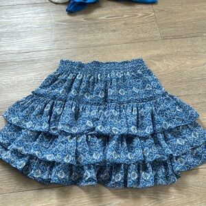 MISA BLUE SKIRT XS